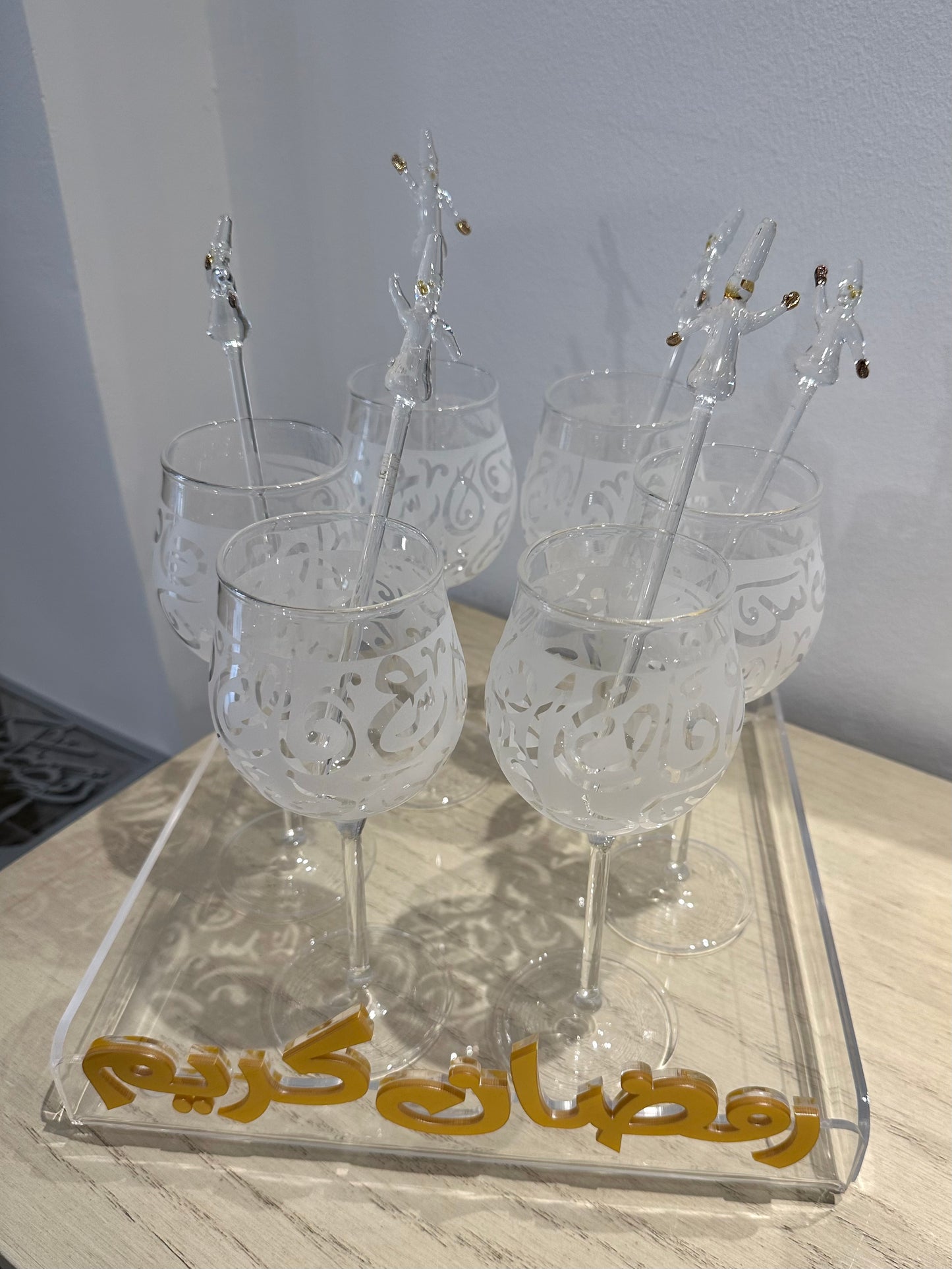 Arabian drinking glasses