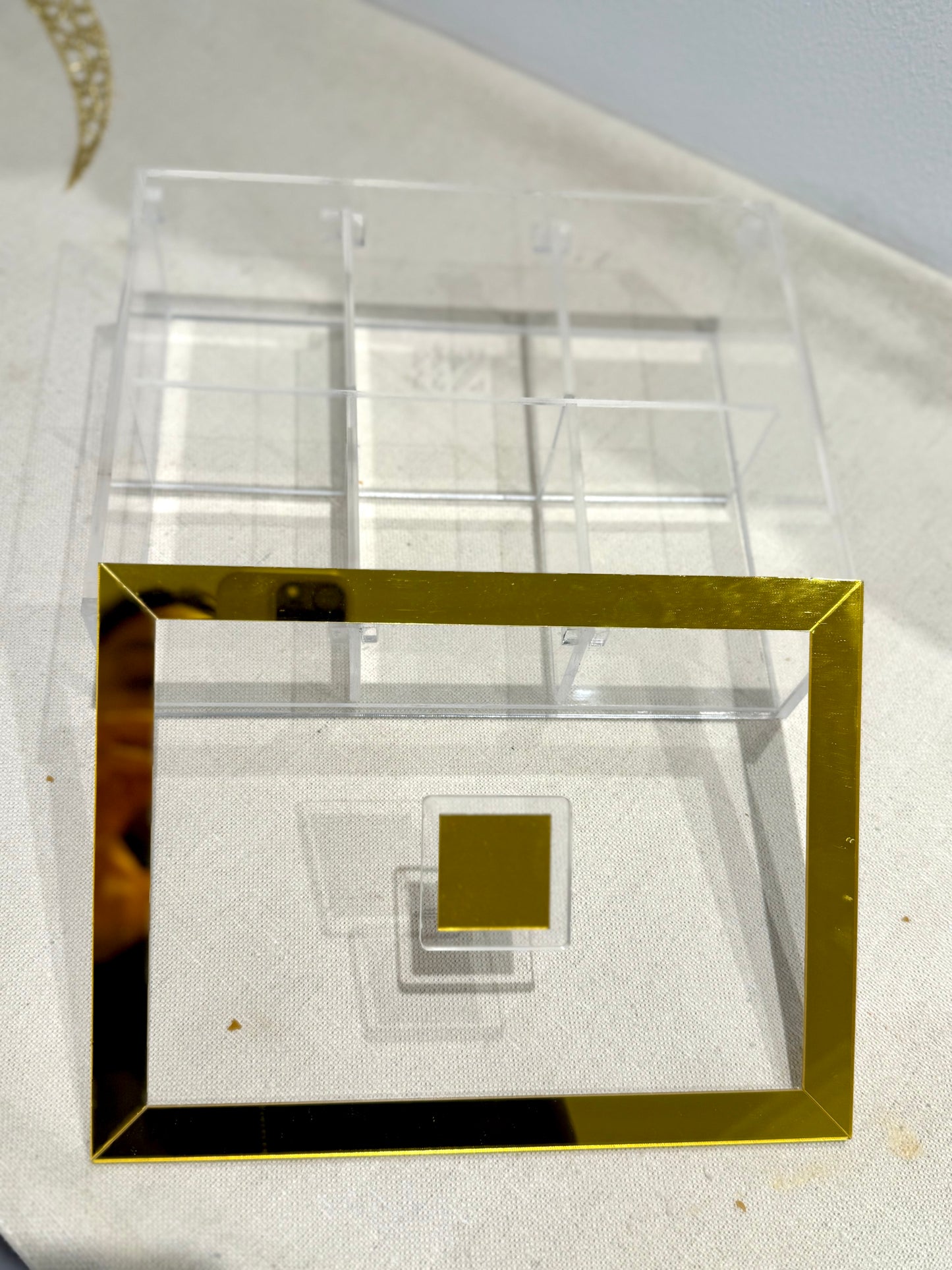 6 compartment tea-box