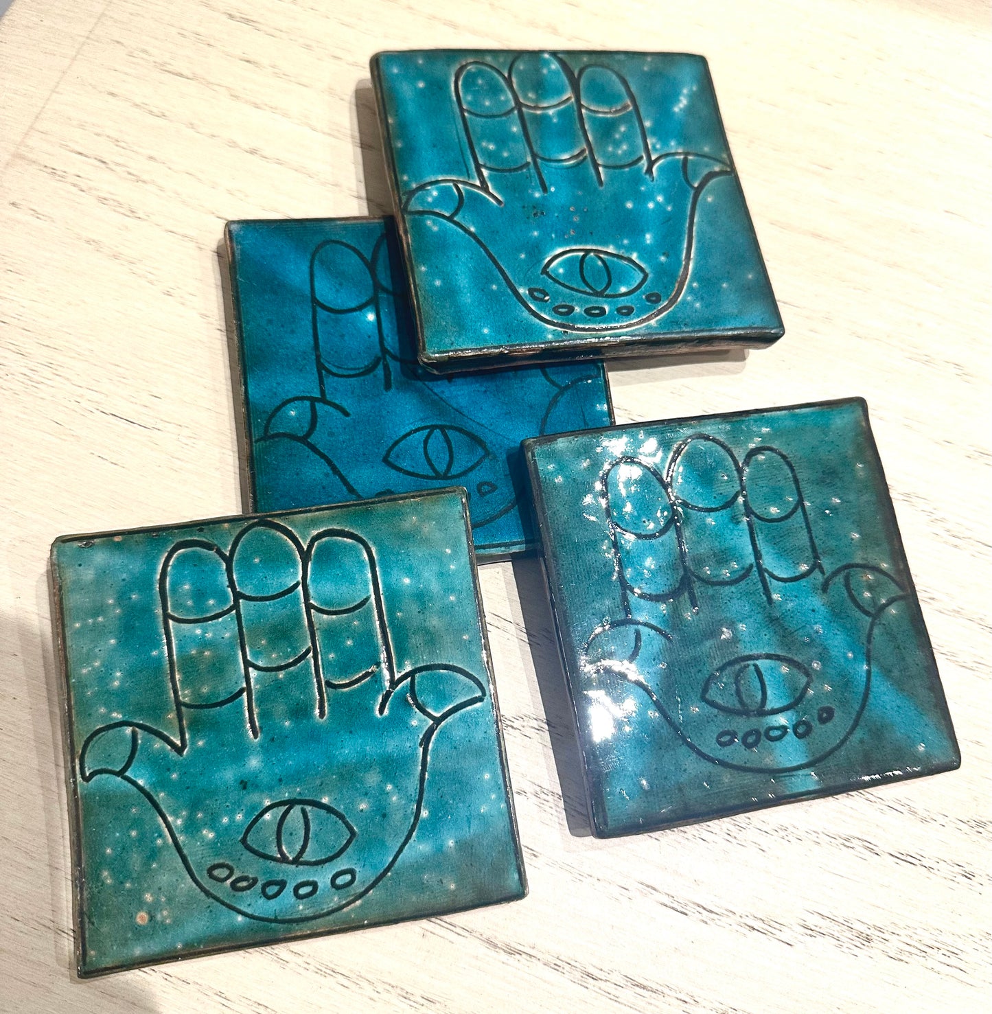 Ceramic coasters