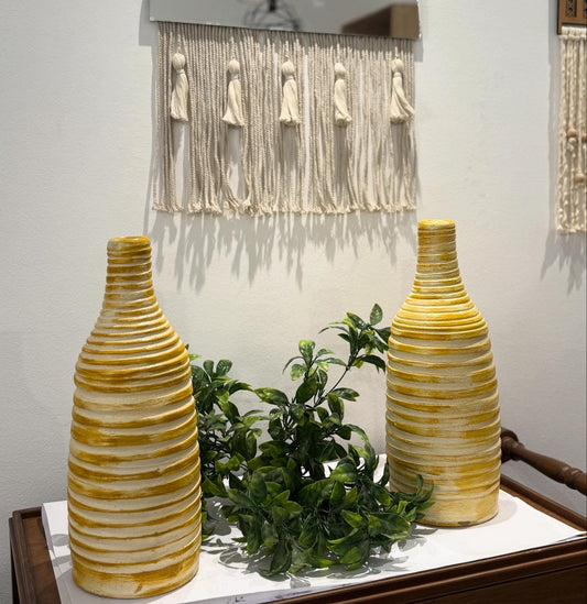 Striped vase