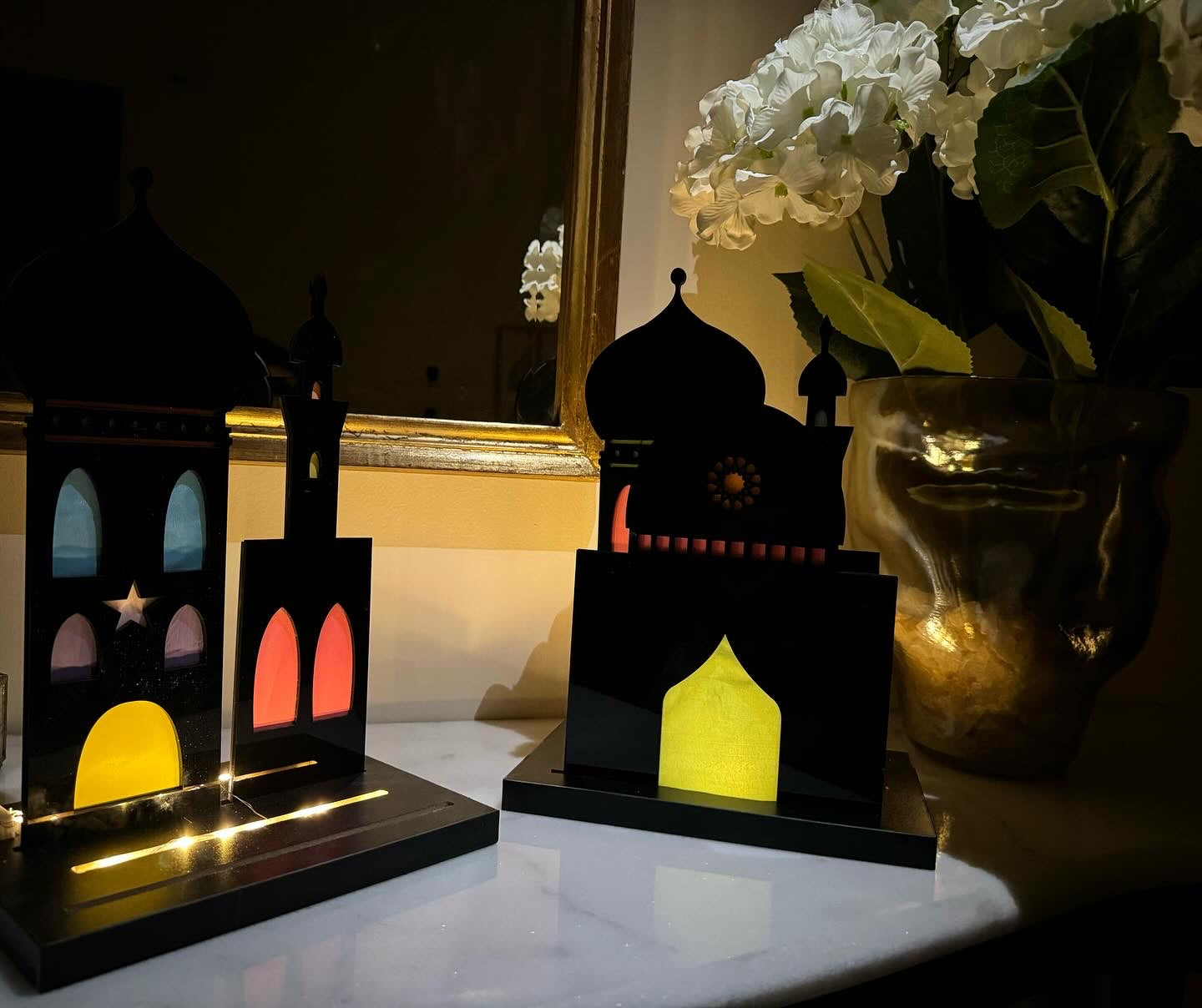 Glow in the dark mosque