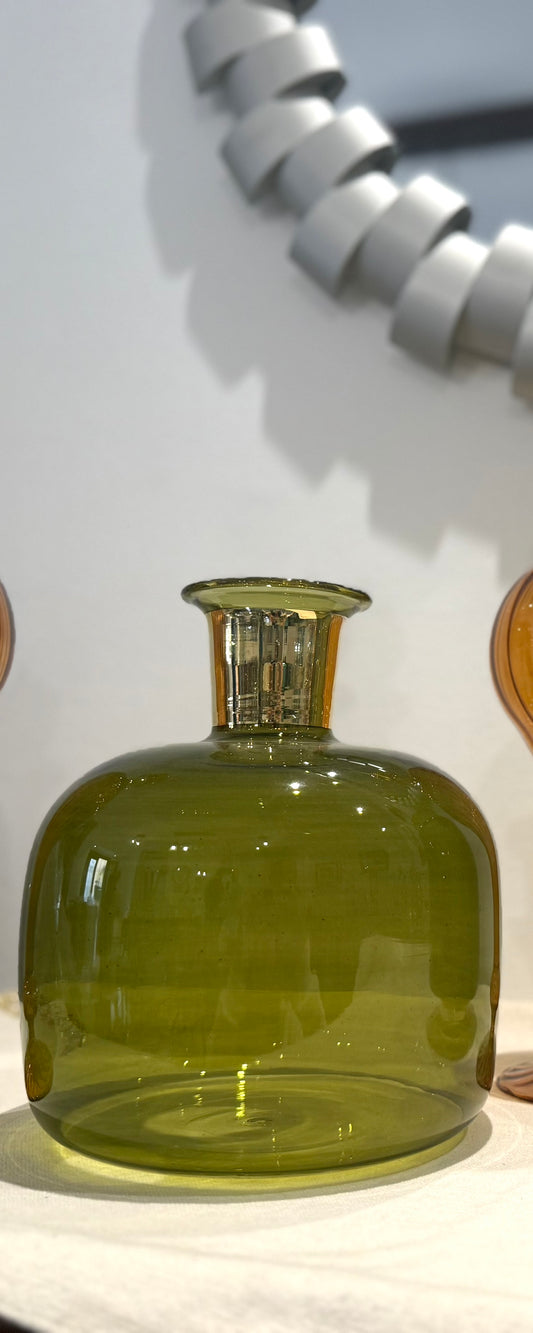 Olive x Gold vase