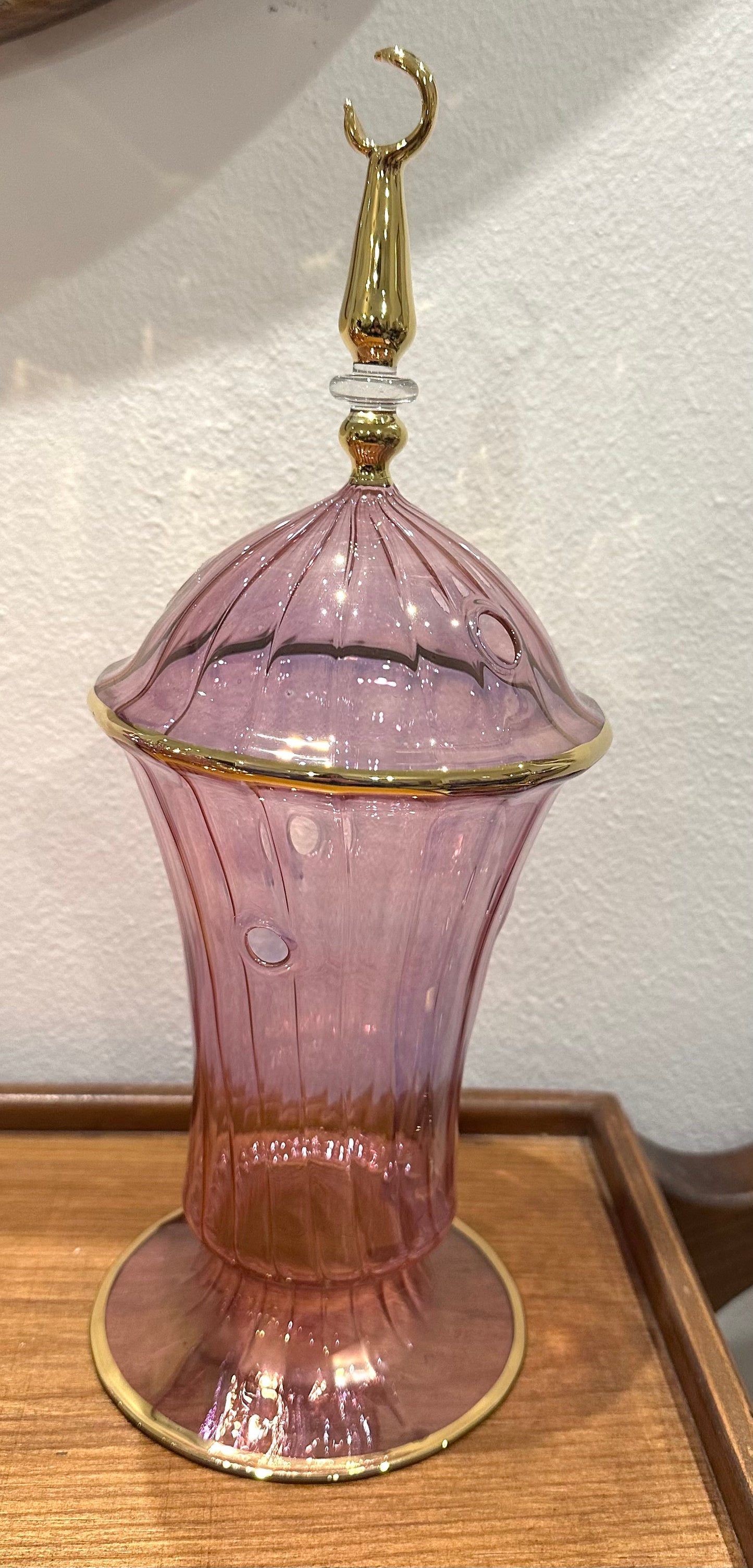 Glass decorative lantern