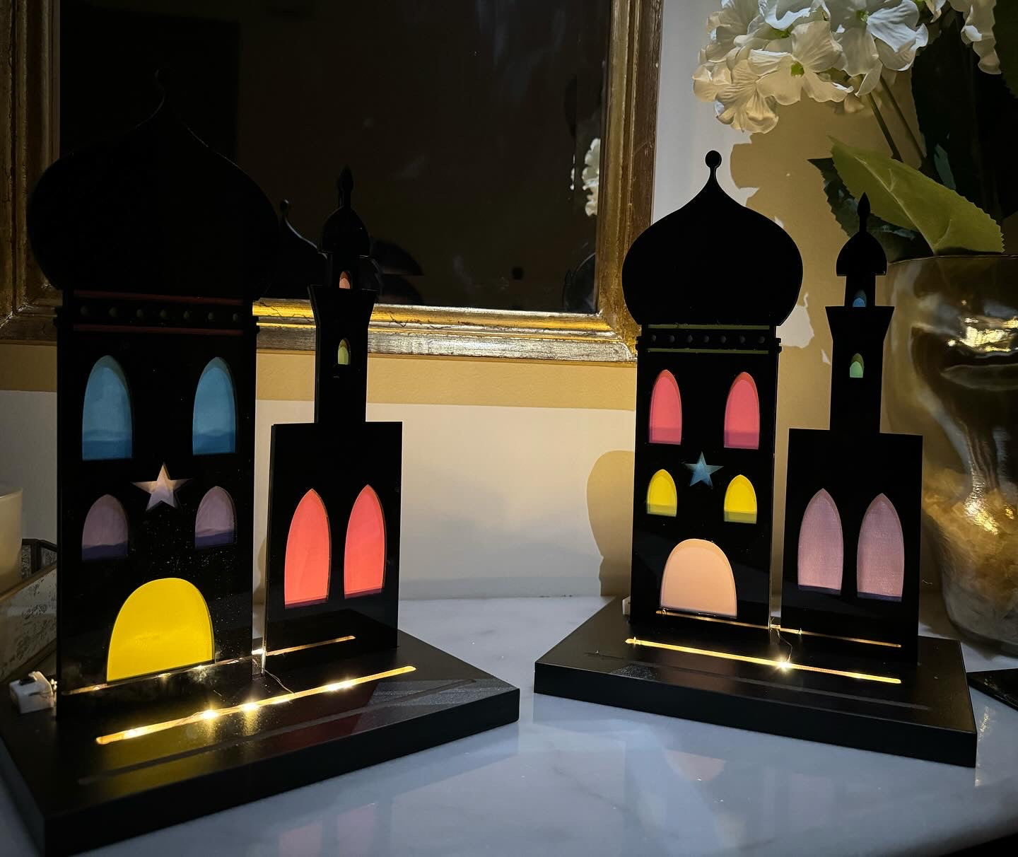 Glow in the dark mosque