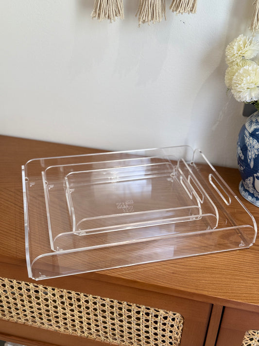 Clear trays