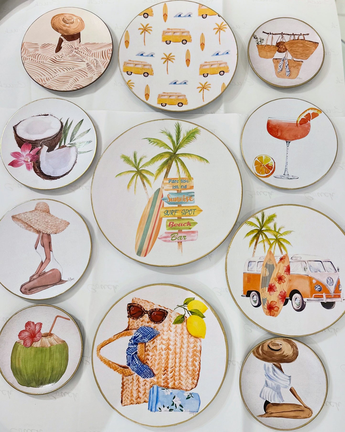 Beach house wall plates