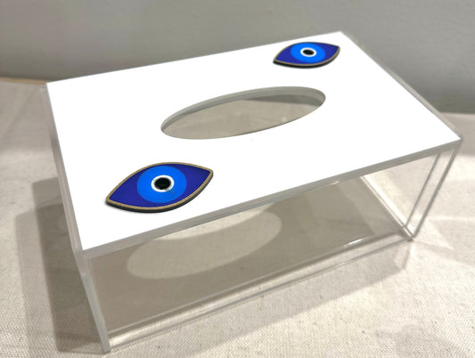 Evil eye tissue box