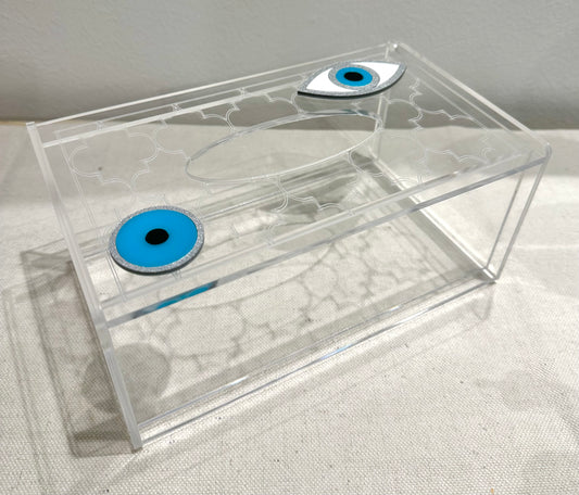 Evil eye tissue box