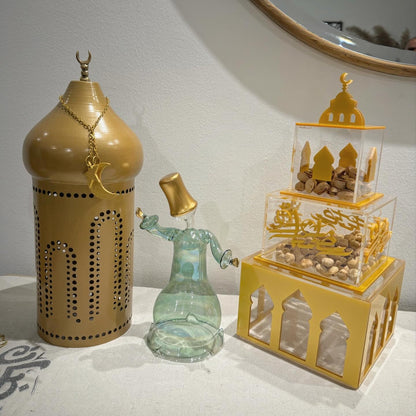 Mosque gold containers