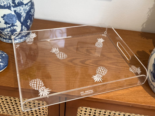 Pineapple clear tray