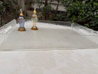 Frosted tray