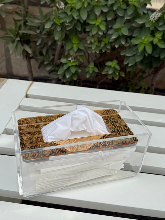 Trellis tissue box