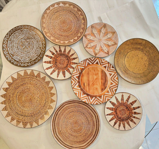 Boho wall decorative plates