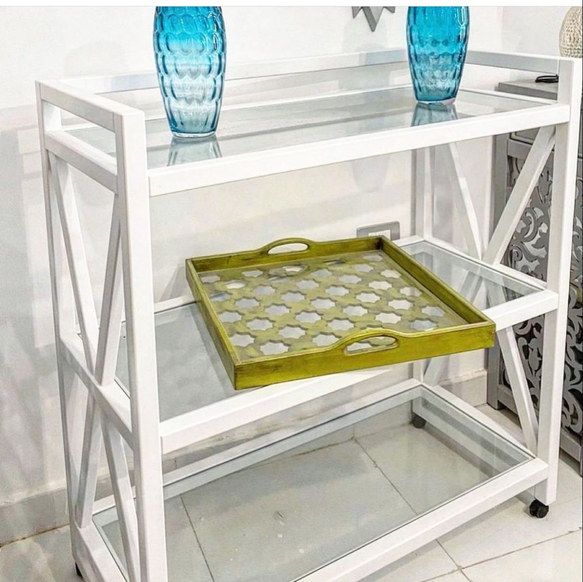 Multifunctional shelf table