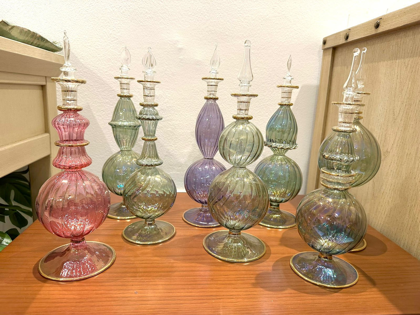 Glass vases