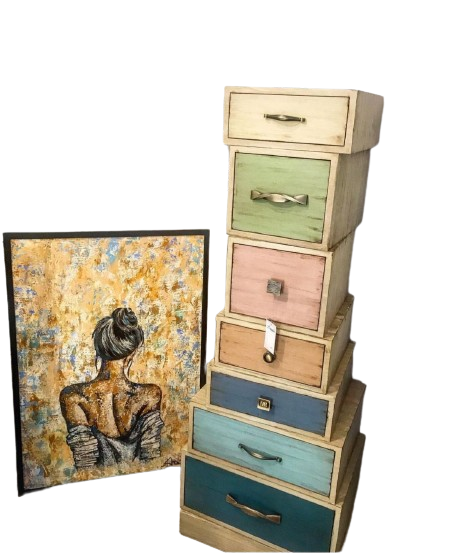 Vintage drawers unit