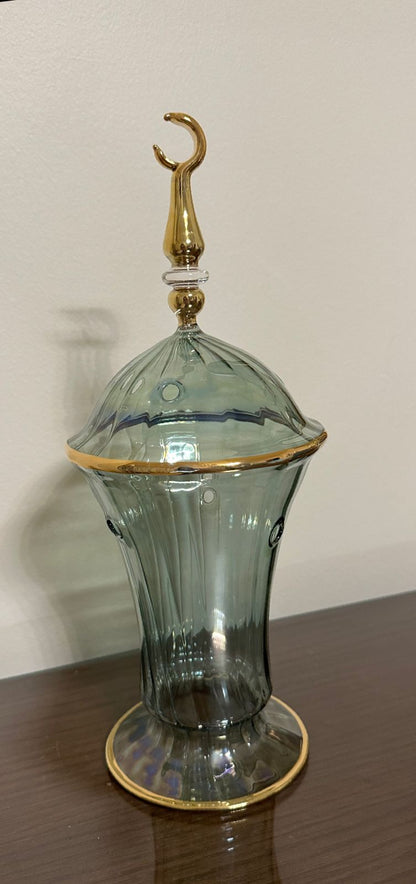 Glass decorative lantern