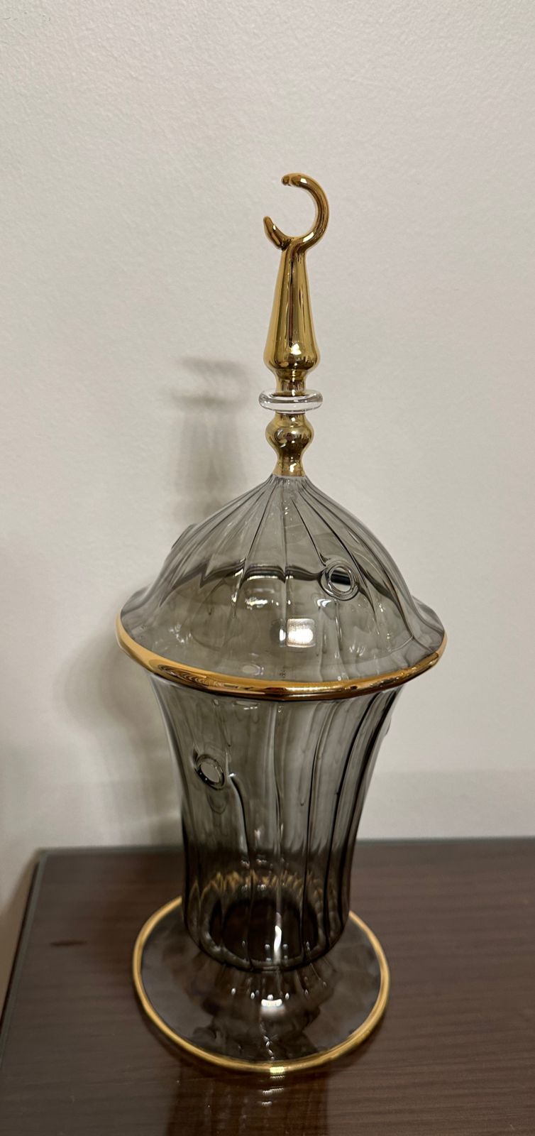 Glass decorative lantern