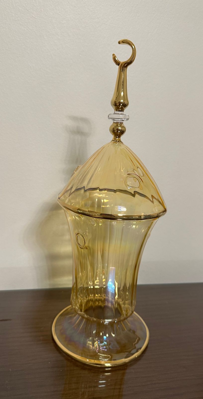 Glass decorative lantern