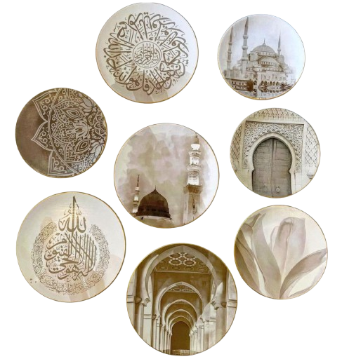 Islamic wall decorative plates