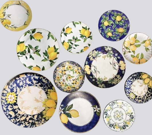 Lemonades wall decorative plates